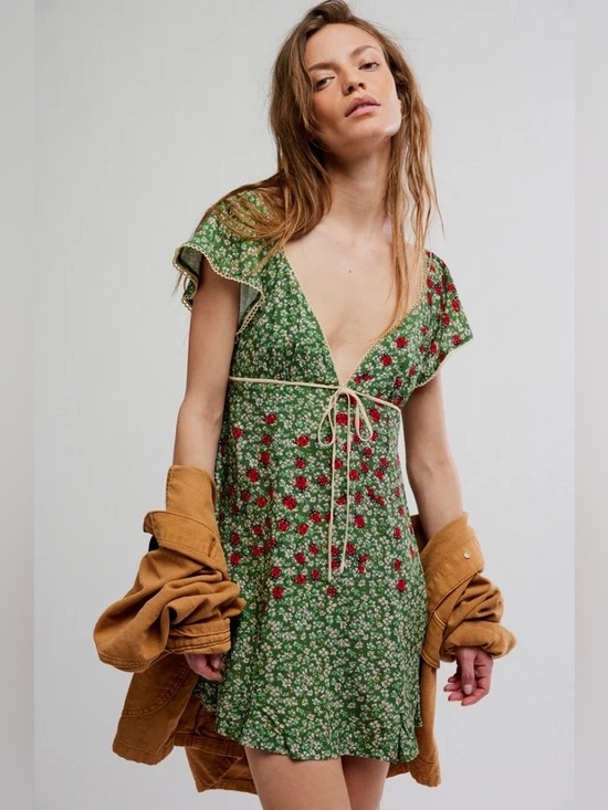 Free People Dresses & Skirts - FREE PEOPLE Backroads Mini Dress L